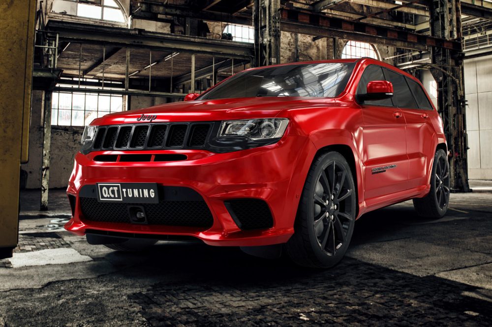 Phía trước của Jeep Grand Cherokee Trackhawk Phía trước của Jeep Grand Cherokee Trackhawk Hellbound