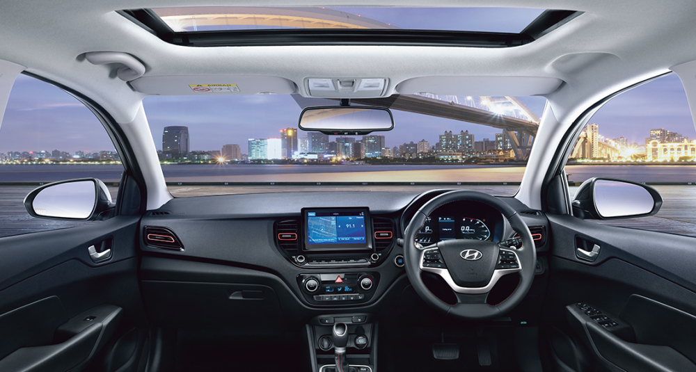 Nội thất bên trong Hyundai Accent 2020 dành cho Ấn Độ Nội thất bên trong Hyundai Accent 2020 dành cho Ấn Độ