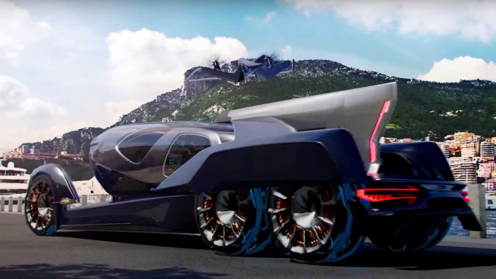 Pulse Concept khi di chuyển trên mặt đất Pulse Concept khi di chuyển trên mặt đất