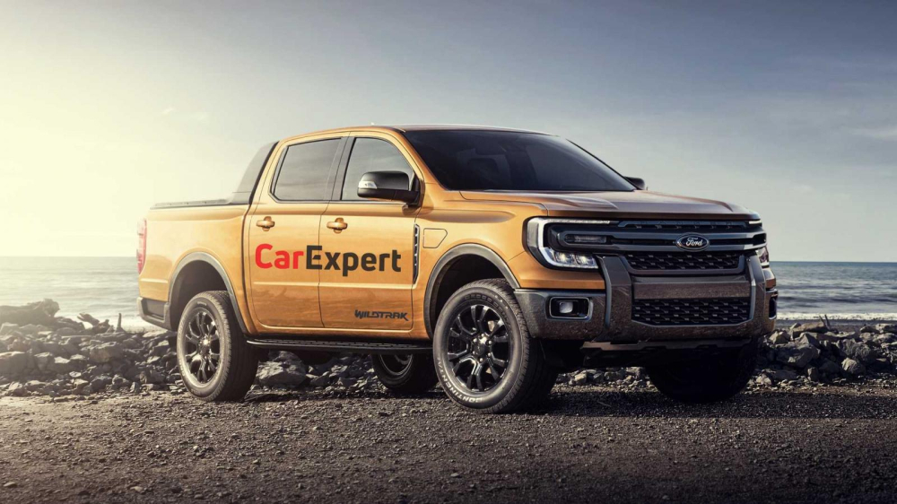 Hình ảnh phác họa Ford Ranger thế hệ mới