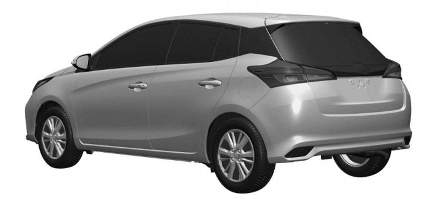 Toyota Yaris 2021 nhìn từ phía sau Toyota Yaris 2021 nhìn từ phía sau