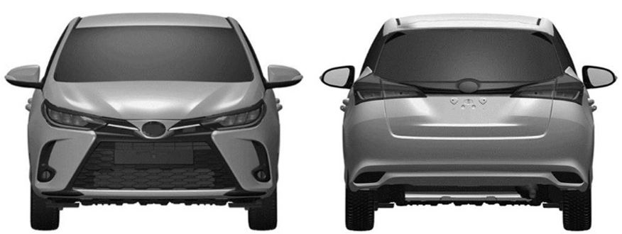 Hình ảnh rò rỉ của Toyota Yaris 2021 Hình ảnh rò rỉ của Toyota Yaris 2021