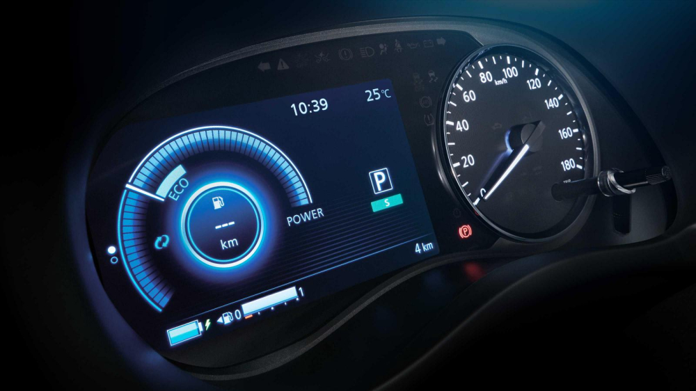 Bảng đồng hồ kỹ thuật số của Nissan Kicks 2020 Bảng đồng hồ kỹ thuật số của Nissan Kicks 2020