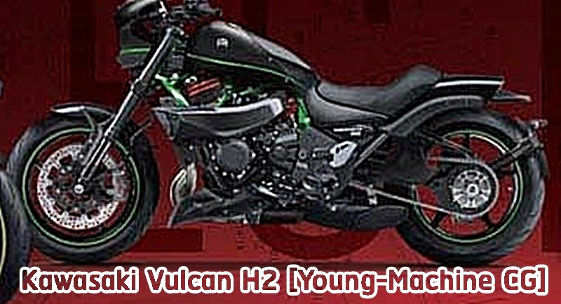 Dự đoán Cruiser H2 có thể mang tên Vulcan H2 đến từ Young Machine