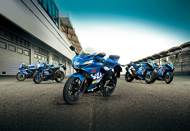 Suzuki GSX-R125 2020 l&agrave; mẫu xe nhẹ nhất v&agrave; nhỏ nhất thuộc d&ograve;ng sport bike GSX-R của Suzuki