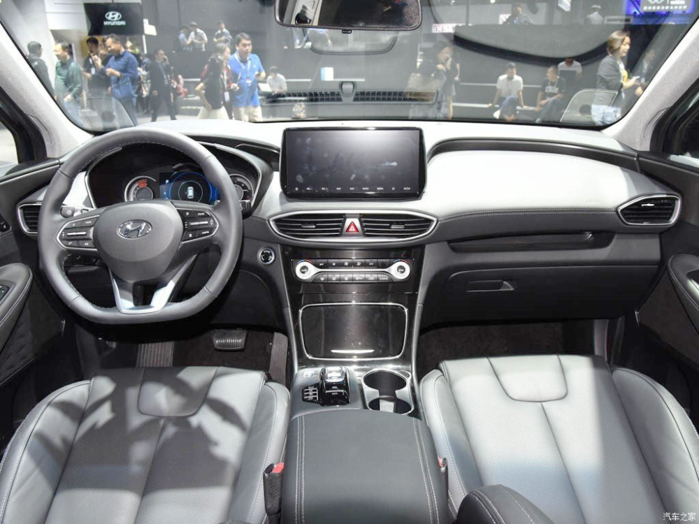 Thiết kế nội thất của Hyundai Santa Fe 2019 dành cho Trung Quốc