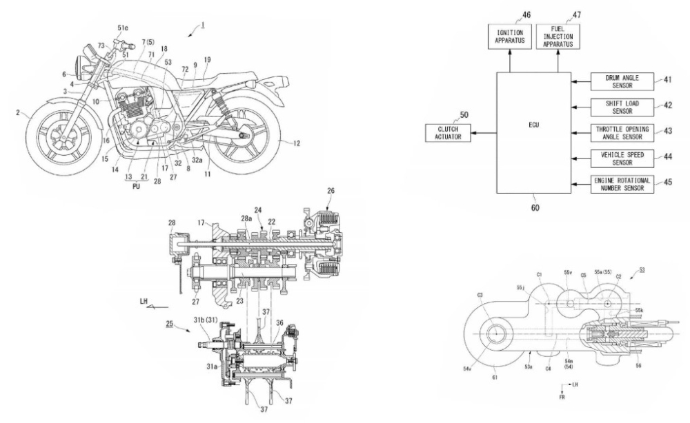 Bản vẽ thiết kế hộp số c&ocirc;n b&aacute;n tự động của Honda