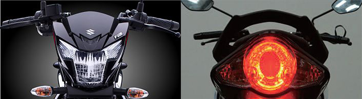 Thiết kế đèn pha và đèn phanh của xe Suzuki Raider 150 Thiết kế đèn pha và đèn phanh của xe Suzuki Raider 150