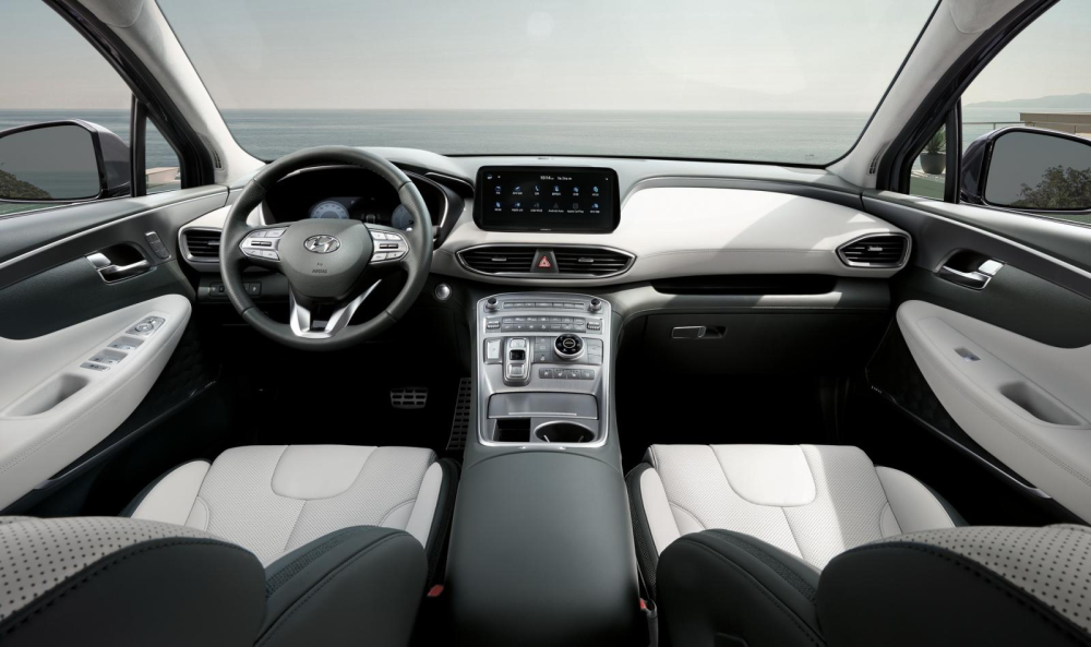 Nội thất bên trong Hyundai Santa Fe 2021