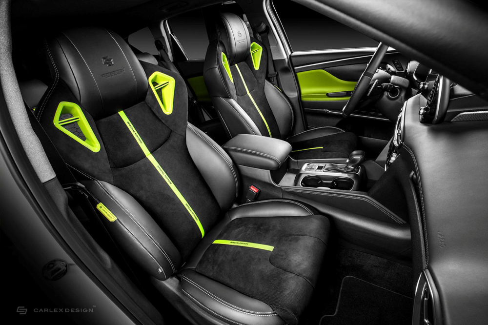 Carlex đã tiến hành thay đổi ghế, vô lăng và bọc da cùng Alcantara cho nhiều bộ phận Carlex đã tiến hành thay đổi ghế, vô lăng và bọc da cùng Alcantara cho nhiều bộ phận
