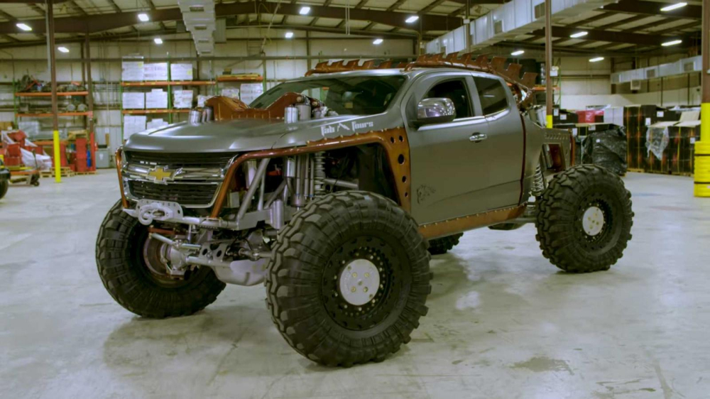 Chiếc xe n&agrave;y từng l&agrave; Chevrolet Colorado 2015 nhưng giờ th&igrave; n&oacute; l&agrave; Kymera