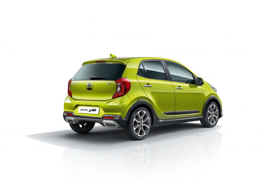 Kia Morning X-Line 2021 được thiết kế theo phong cách SUV