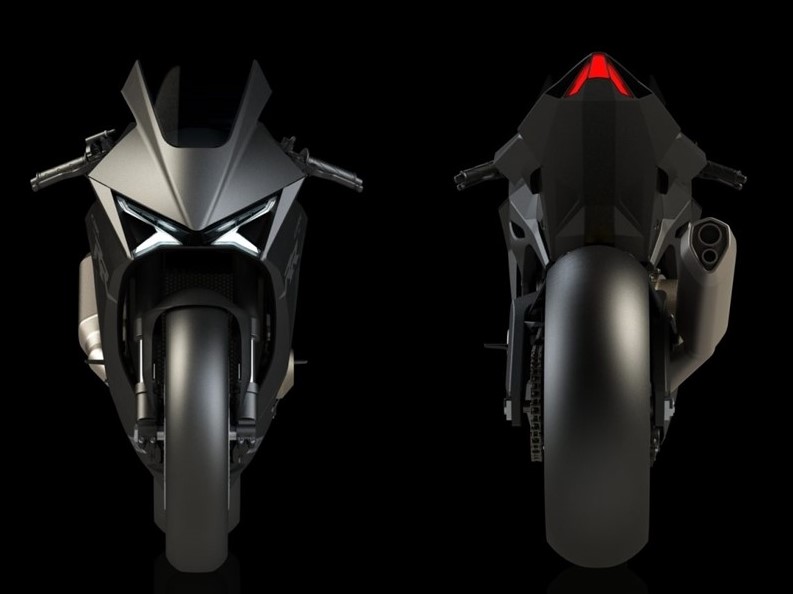 Honda CBR750RR kết hợp thiết kế của CBR1000RR và CBR250RR Honda CBR750RR kết hợp thiết kế của CBR1000RR và CBR250RR