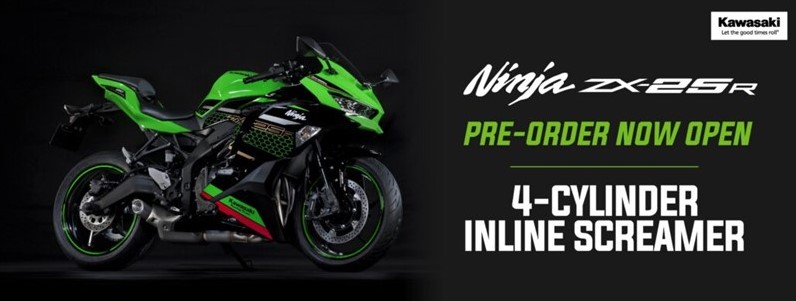 Một đại lý Kawasaki ở New Zealand đã tiến hành nhận đặt hàng và công bố giá xe Kawasaki ZX-25R