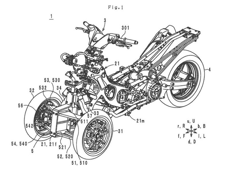 Thiết kế xe ba bánh mới của Yamaha Thiết kế xe ba bánh mới của Yamaha