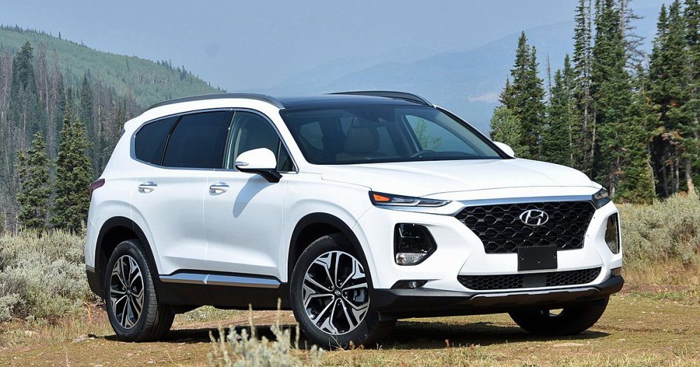 Hyundai Santa Fe cũ, được thay thế bằng phiên bản facelift kể trên