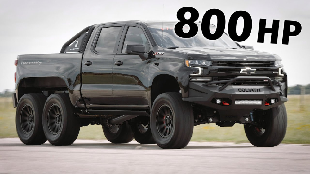 Goliath 6x6 rõ ràng là một chiếc bán tải mạnh mẽ đến bất ngờ