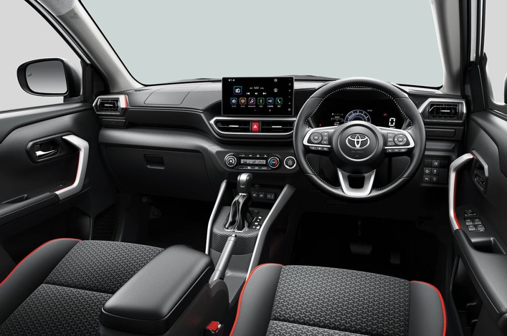 Tổng thể nội thất của Toyota Raize 2020
