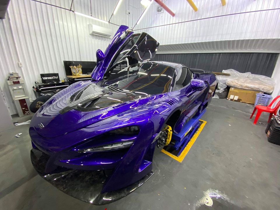 McLaren 720S với gói độ N-Largo hơn 3 tỷ đồng của doanh nhân Vũng Tàu đã dần hoàn thiện