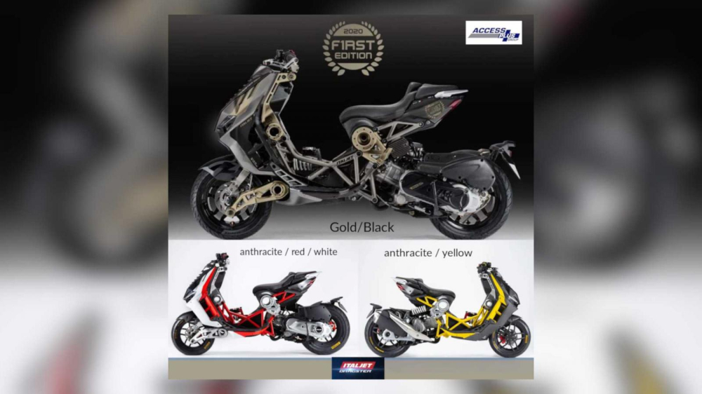 Tùy chọn màu xe Italjet Dragster 2020
