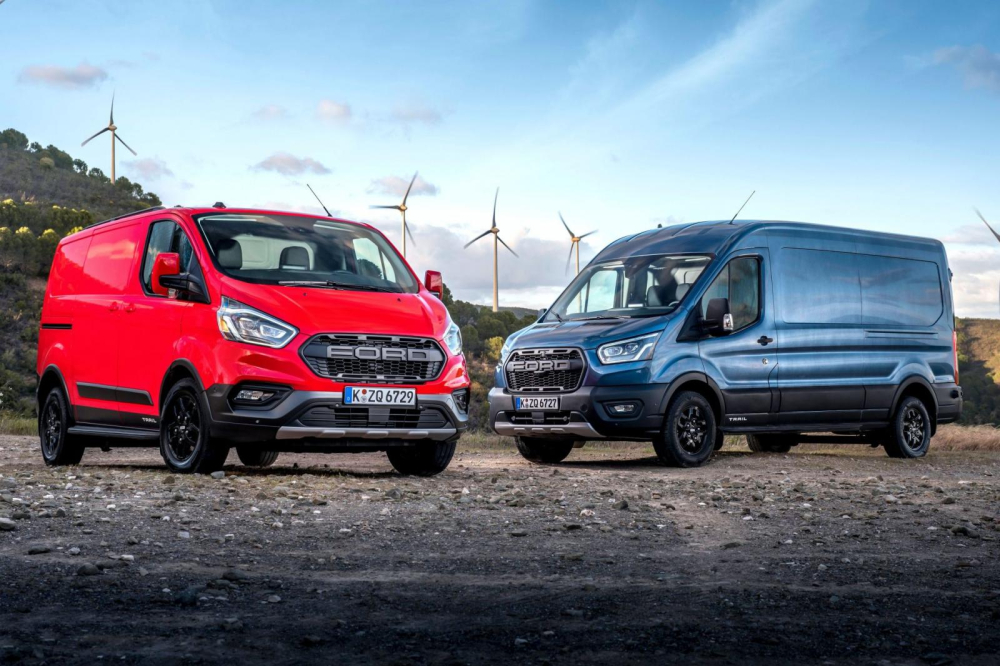 Ford Transit và Transit Custom bản Trail mới Ford Transit và Transit Custom bản Trail mới