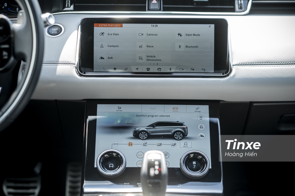 M&agrave;n h&igrave;nh Duo Touch Pro của Range Rover Evoque 2020
