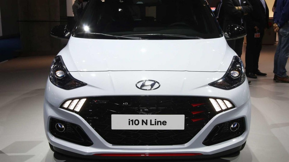 Cận cảnh đầu xe của Hyundai i10 N Line 2020