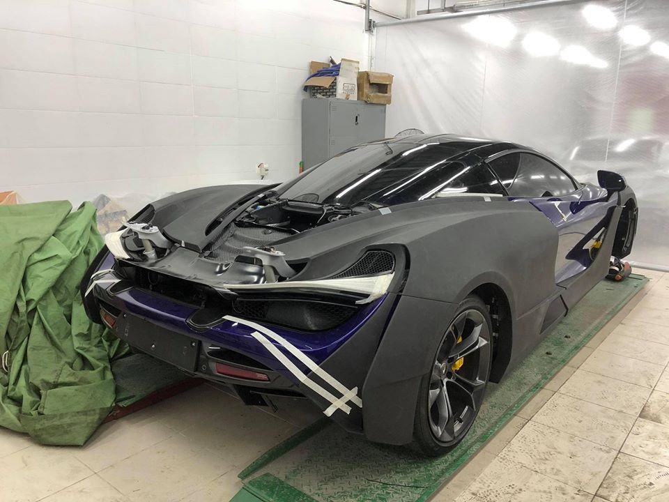 Siêu xe McLaren 720S trong quá trình độ N-Largo