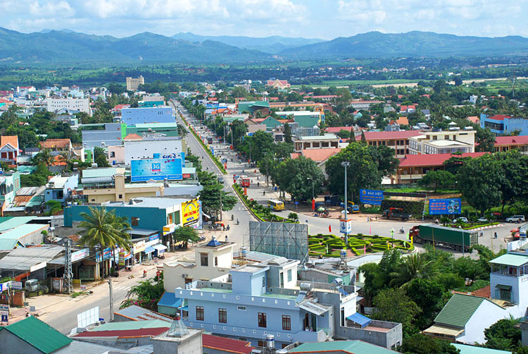 Khung cảnh thành phố Kon Tum