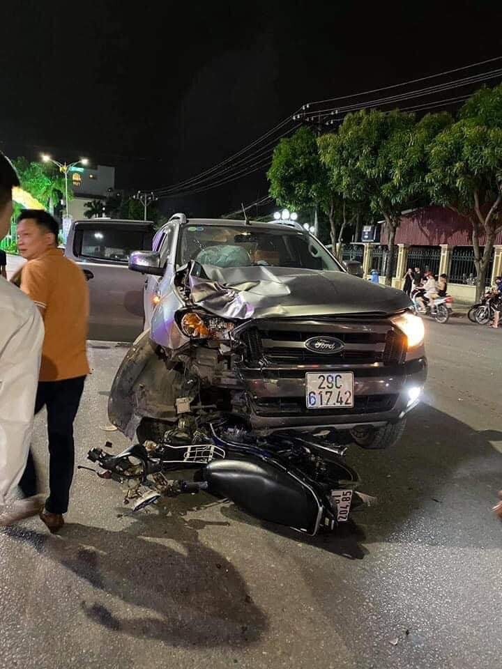 Hiện trường vụ tai nạn tại Đ&ocirc;ng Anh, H&agrave; Nội