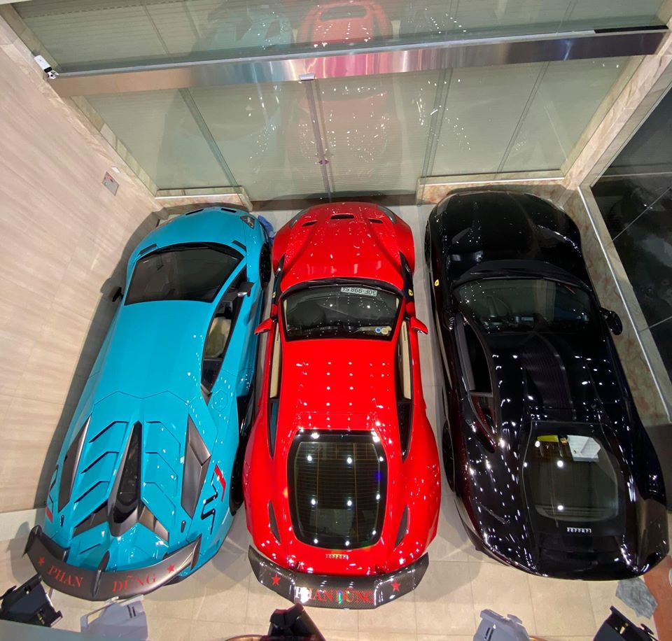 Siêu xe Lamborghini Aventador SVJ độc nhất Việt Nam đỗ cùng cặp siêu xe Ferrari khác Siêu xe Lamborghini Aventador SVJ độc nhất Việt Nam đỗ cùng cặp siêu xe Ferrari khác