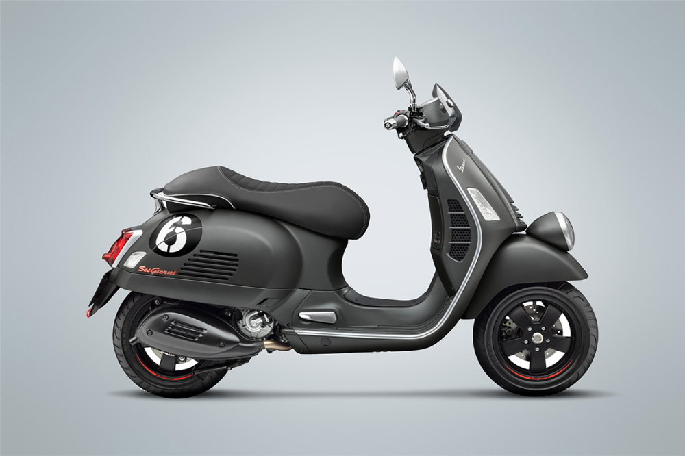 Điểm nổi bật của Vespa GTV Sei Giorni II ch&iacute;nh l&agrave; ở thiết kế v&agrave; những đường n&eacute;t mang t&iacute;nh huyền thoại.