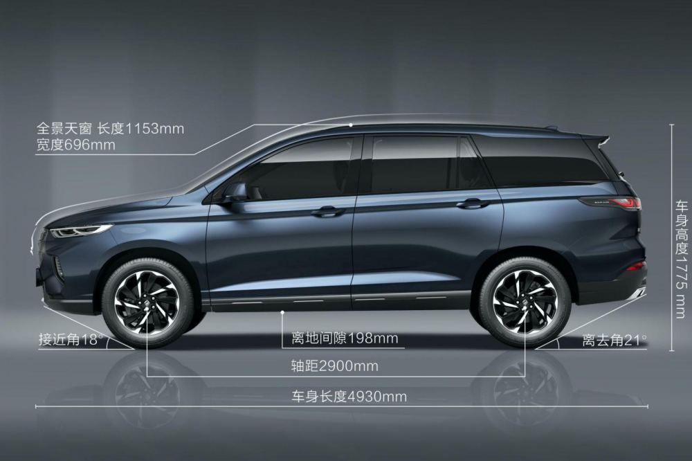 RS-7 l&agrave; mẫu xe c&oacute; k&iacute;ch thước lớn nhất của thương hiệu Baojun