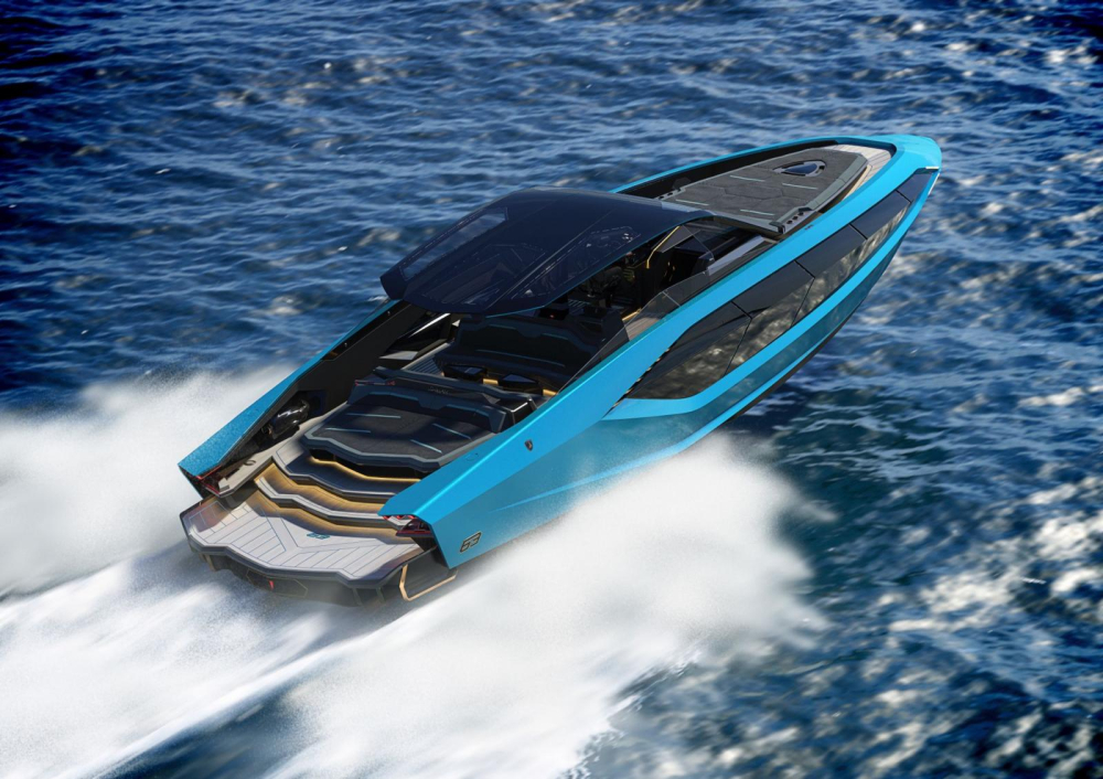 Nó là một sản phẩm mang tính độc quyền, ra đời từ sự hợp tác giữa Automobili Lamborghini và The Italian Sea Group Nó là một sản phẩm mang tính độc quyền, ra đời từ sự hợp tác giữa Automobili Lamborghini và The Italian Sea Group