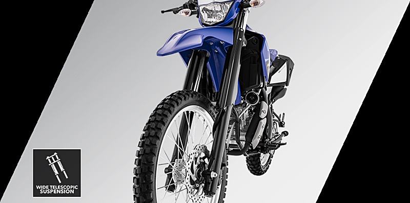 Cặp phuộc cao to trên Yamaha WR155 2020 dù không phải USD