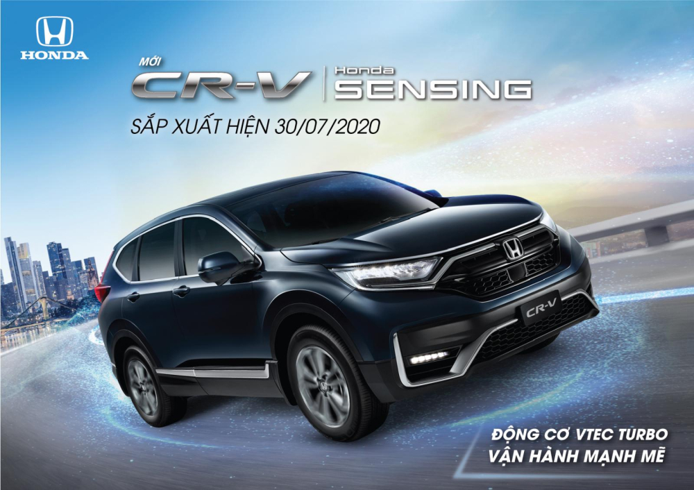 Honda CR-V 2020 chốt ngày ra mắt vào 30/7/2020 tại Hà Nội.