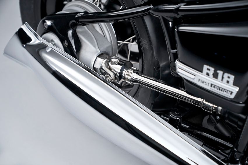 Trục láp lộ thiên trên BMW R18 2020 Trục láp lộ thiên trên BMW R18 2020