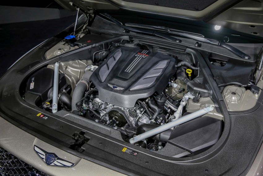 Trang bị động cơ của Genesis G90