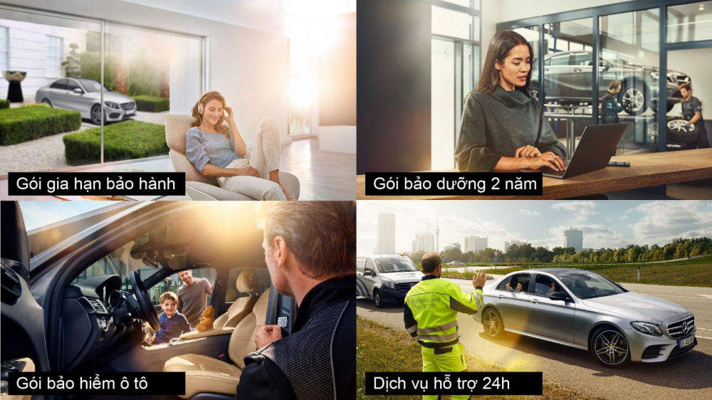 Hiện tại, Mercedes-Benz Việt Nam có tổng cộng 4 dịch vụ hậu mãi