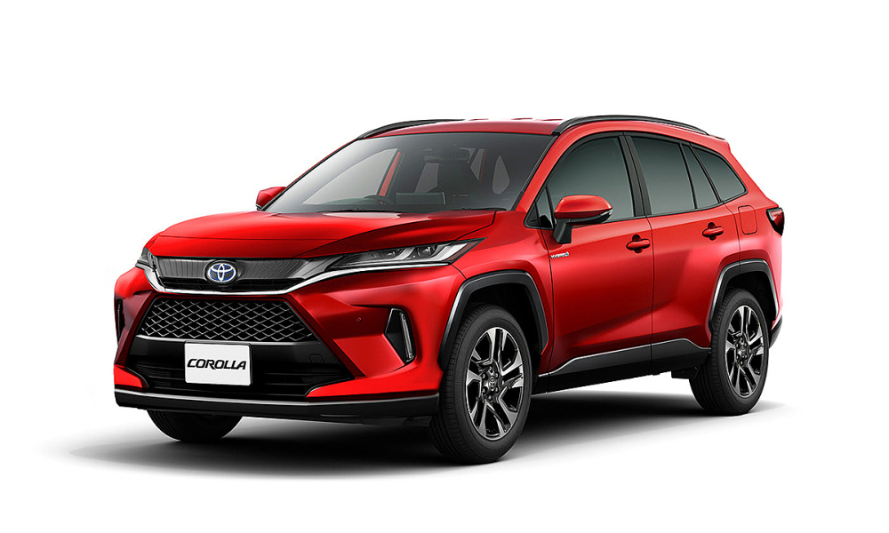 H&igrave;nh ảnh phạc họa tr&ecirc;n m&aacute;y t&iacute;nh của Toyota Corolla Cross mới