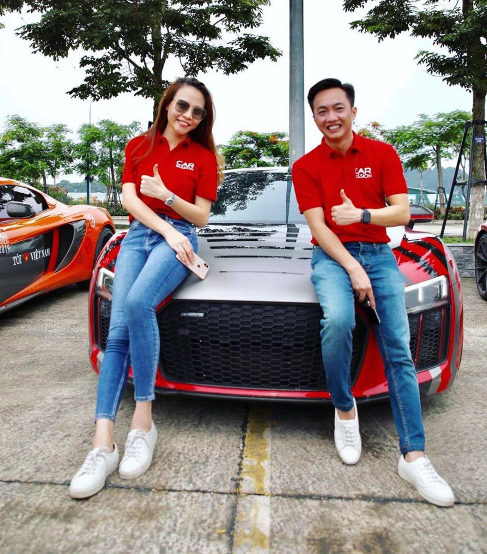  Cường Đ&ocirc;-la v&agrave; vợ trong h&agrave;nh tr&igrave;nh Car Passion 2019