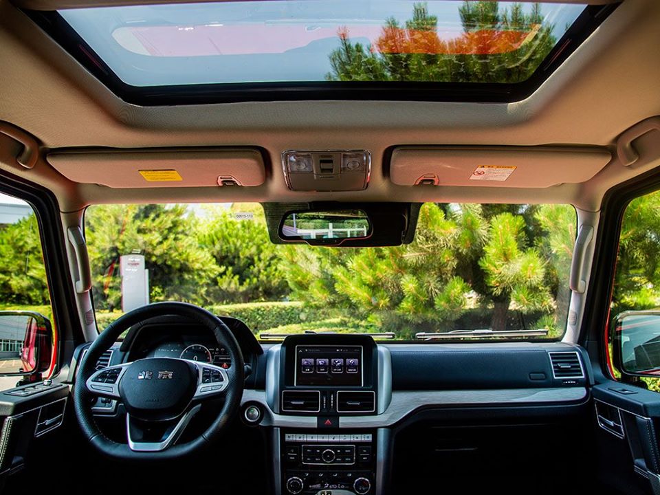 Bố cục nội thất của&nbsp;Beijing BJ80 3.0 V6T