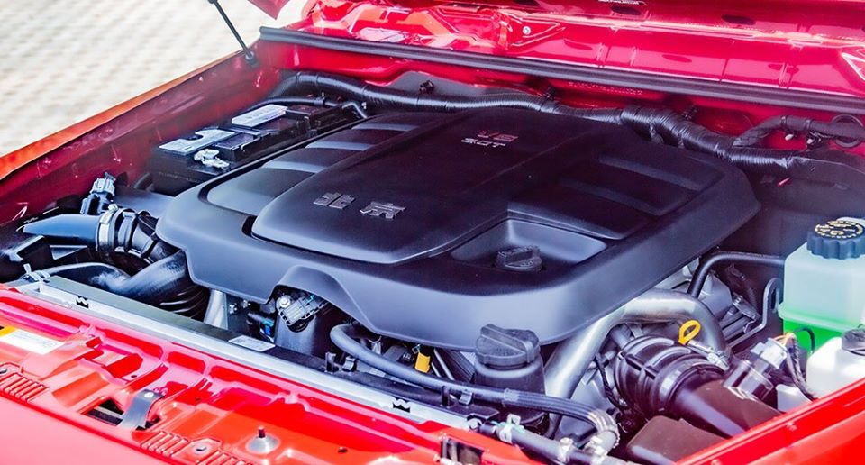 Khối động cơ V6 mới&nbsp;sản sinh 276 m&atilde; lực v&agrave; 420 Nm&nbsp;của&nbsp;Beijing BJ80