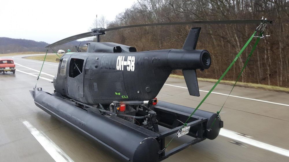 SpeedyCopter l&agrave; một chiếc xe tự chế&nbsp;mang d&aacute;ng vẻ trực thăng chiến đấu
