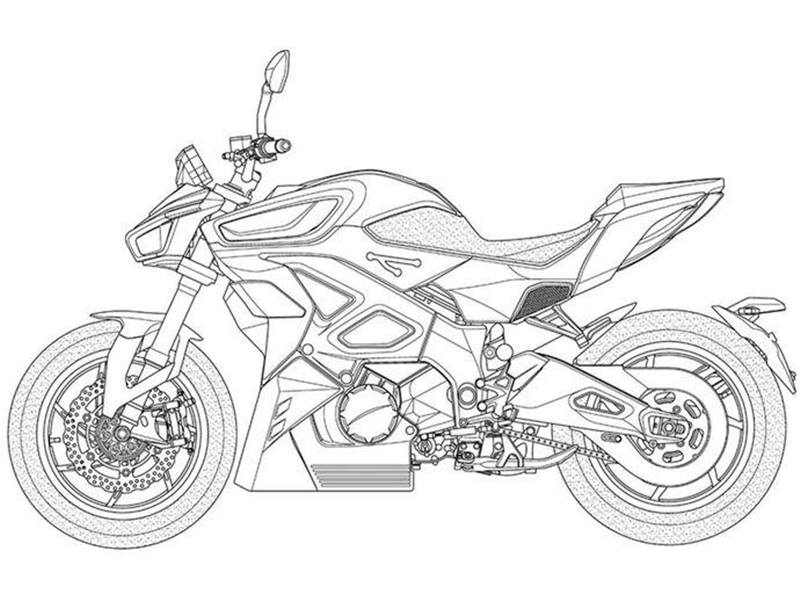 Bản vẽ được cho là thiết kế chính thức của Kymco RevoNEX phiên bản thương mại Bản vẽ được cho là thiết kế chính thức của Kymco RevoNEX phiên bản thương mại