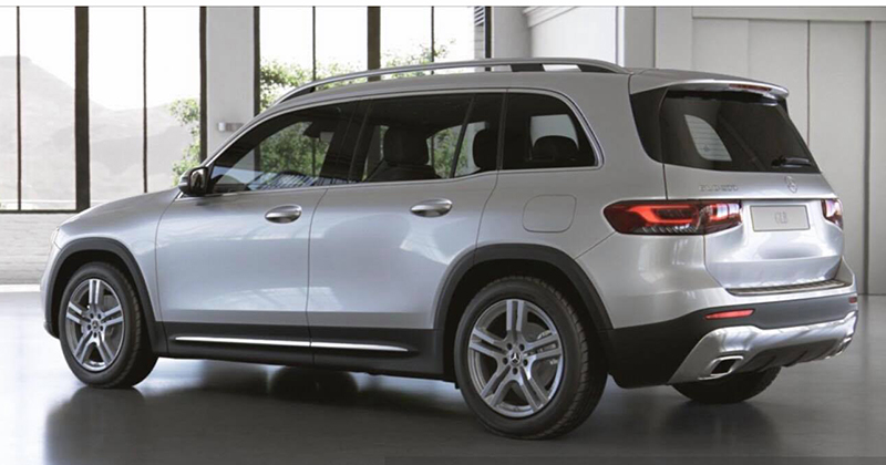 Mercedes-Benz GLB 2020 tại Thái Lan dùng vành 18 inch và có cửa cốp chỉnh điện