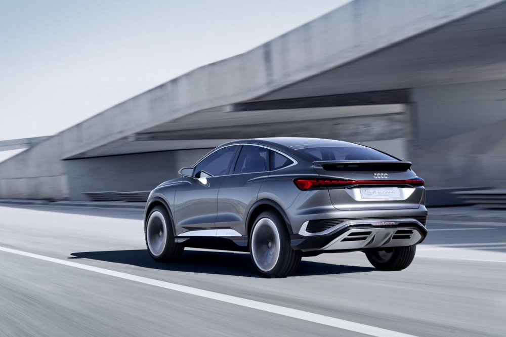Đuôi xe Audi Q4 Sportback e-tron