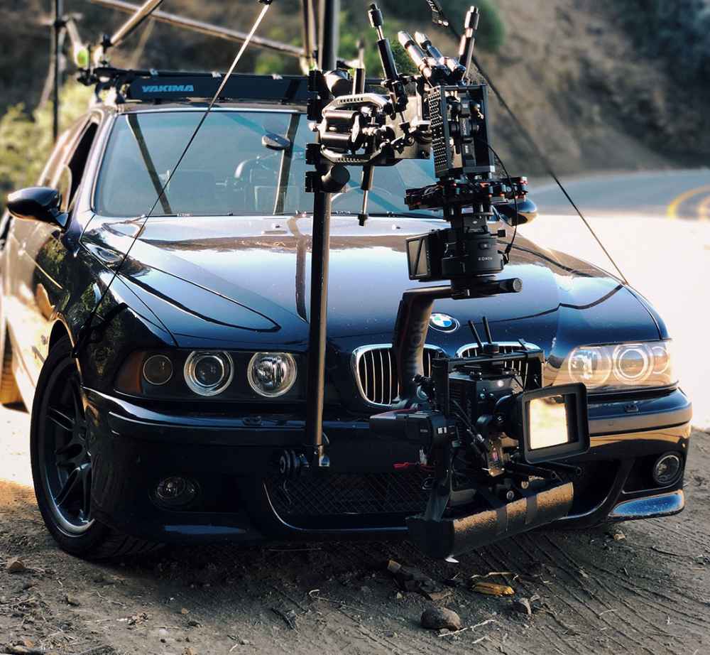 Chiếc BMW M5 lắp camera đ&ecirc; quay phim