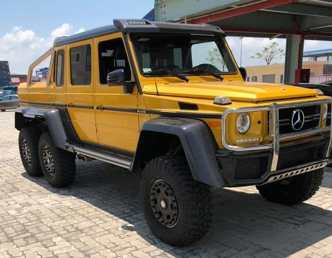 Hình ảnh của Mercedes-Benz G63 AMG 6x6 lúc mới xuất hiện