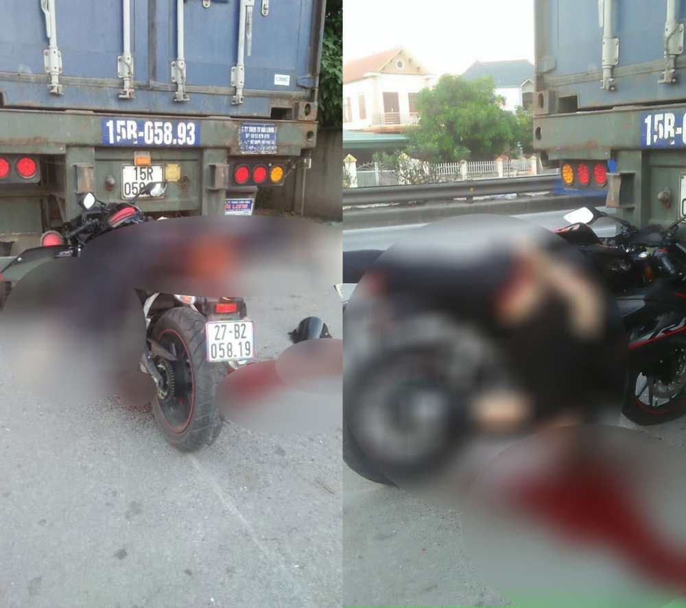 Vụ tai nạn khiến nam c&ocirc;ng nh&acirc;n tử vong tr&ecirc;n y&ecirc;n chiếc Yamaha R15